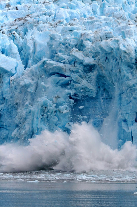 Calving Glacier Alaska