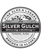 Logo for Silver Gulch Brewing & Bottling Co. Fairbanks, Alaska Fine Ales & Lagers Brewed in Alaska America's Most Northern Brewery