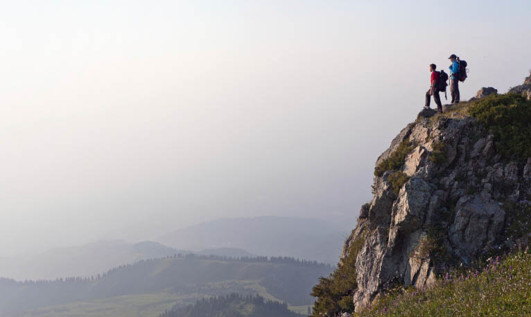 hikers at summit