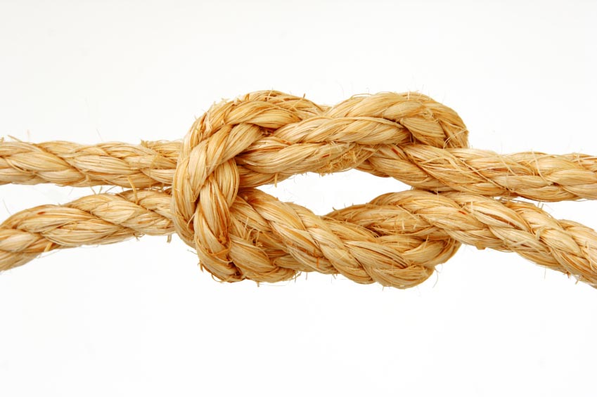 rope tied in knot