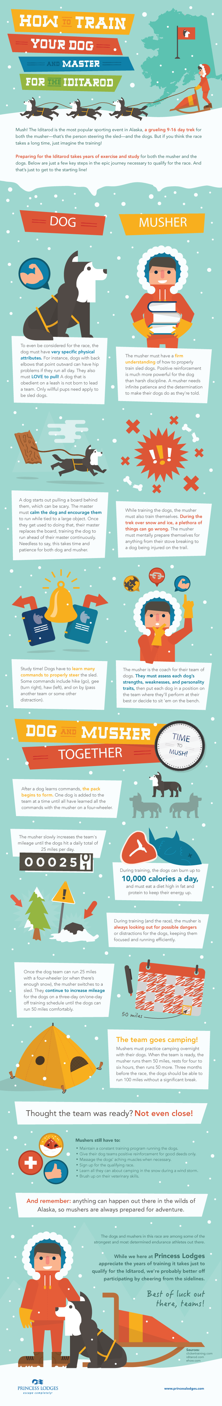 Sehr coole Infos darüber, wie Musher und ihre Hunde für den Iditarod trainieren. Es ist verrückt und inspirierend, was sie durchmachen.