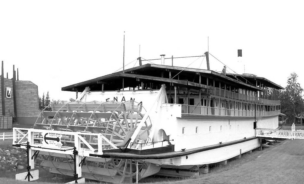 An Alaskan riverboat