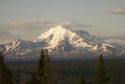 Mt. Blackburn as seen from the lodge