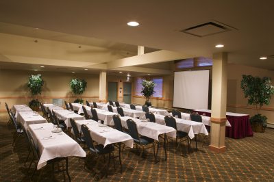 Jade Conference Room set up in Classroom layout