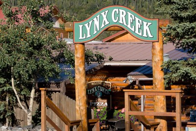 Lynch Creek Pub sign at Denali Princess Wilderness Lodge