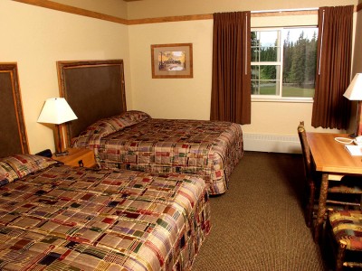 Standard Double Room at the Copper River Princess Wilderness Lodge