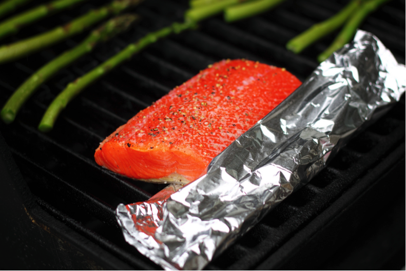 Copper River Salmon on the grill