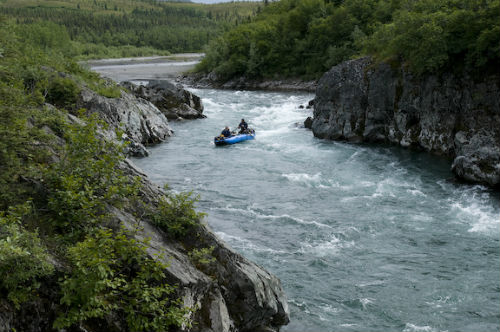 Rafting in the Denali area