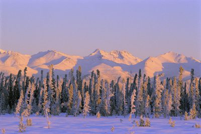 Snowy mountains