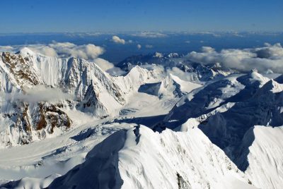 Snow-covered mountains