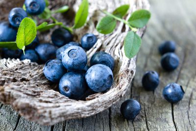 Fresh Alaska blueberries