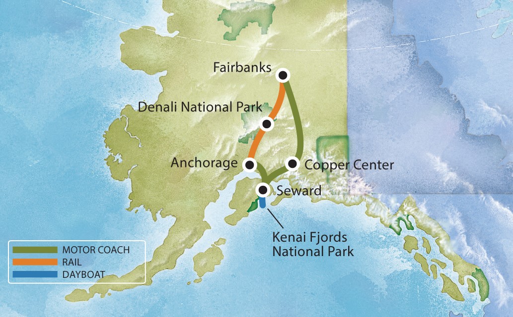 Escorted Alaska National Parks Tour 6NP