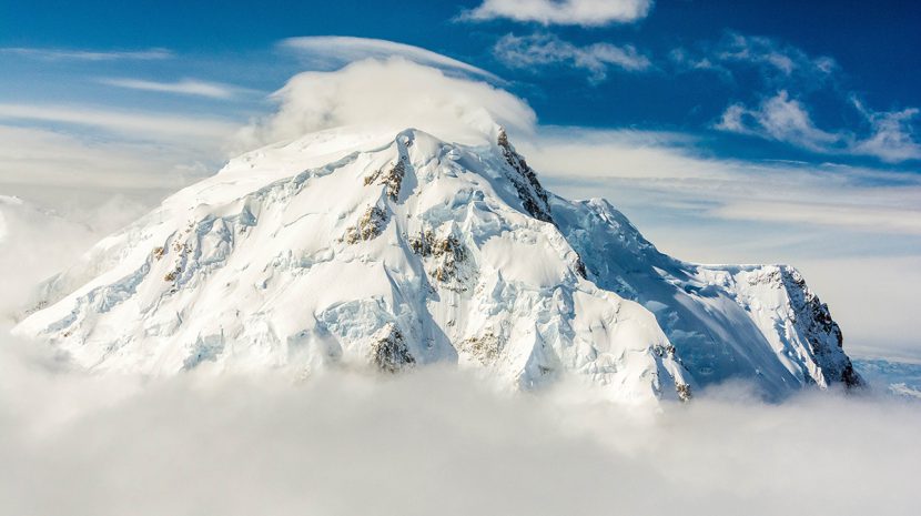 Mt. Foraker above the clouds