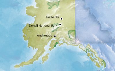 2021 Denali Tours Map