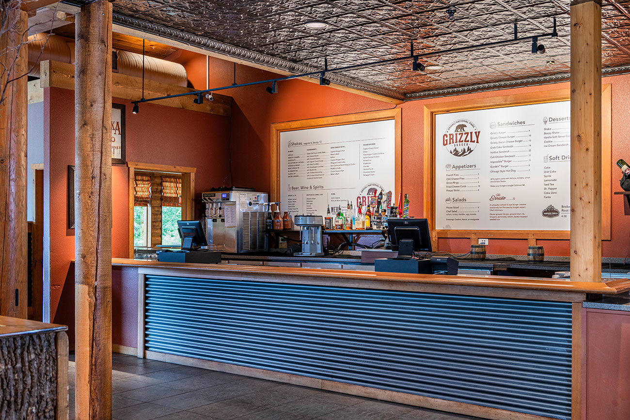 Grizzly Burger Denali Princess WIlderness Lodge