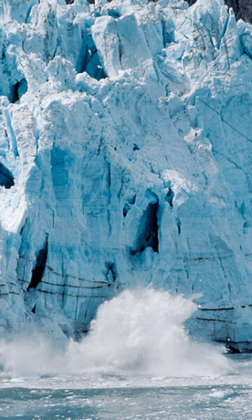 Glacier calving