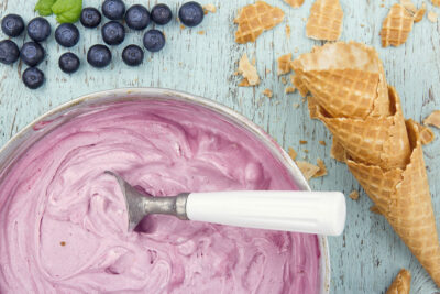 blueberry ice cream