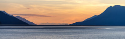 Turnigan Arm at sunset